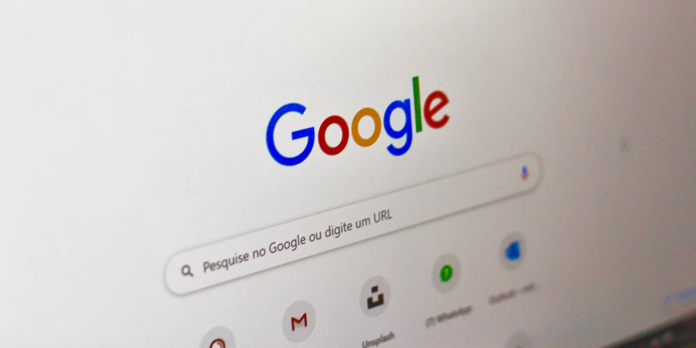Google search results on a computer screen